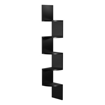 Eck-Wandregal SNAKE schwarz