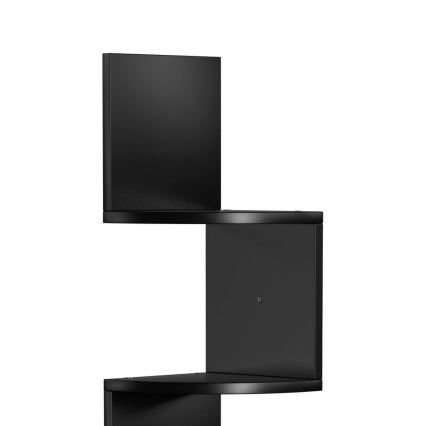 Eck-Wandregal SNAKE schwarz