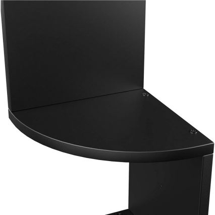 Eck-Wandregal SNAKE schwarz