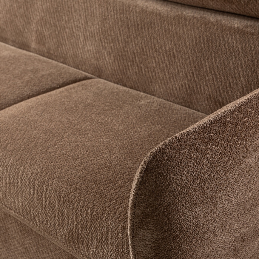 Eck-Schlafsofa in L-Form mit Stauraum BEJA, Beige, links