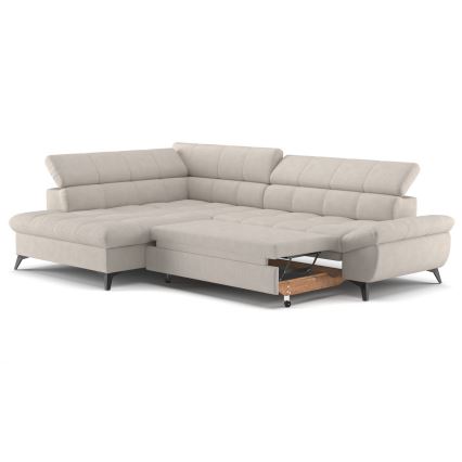 Eck-Schlafsofa MARANO links, beige