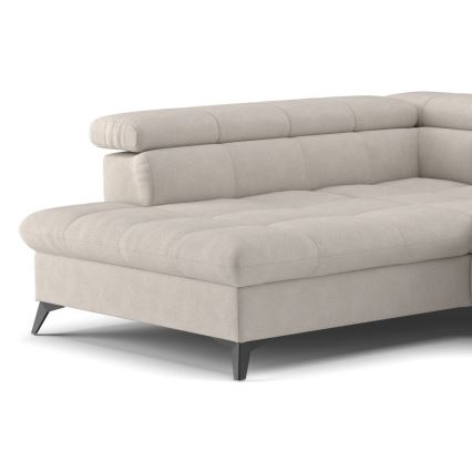 Eck-Schlafsofa MARANO links, beige