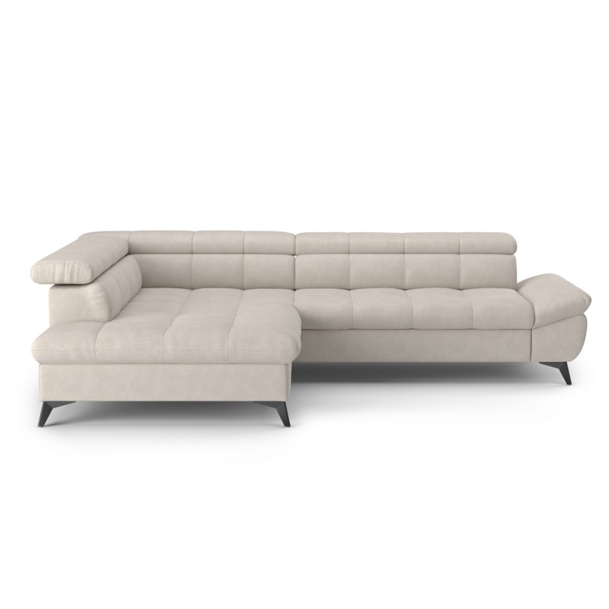 Eck-Schlafsofa MARANO links, beige
