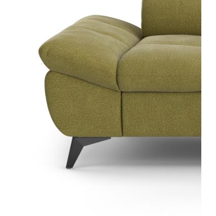 Eck-Schlafsofa MARANO, L-Form, rechts, olivgrün