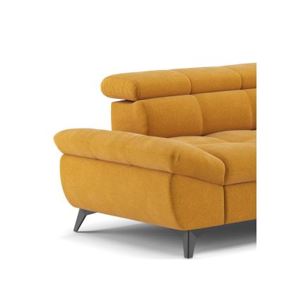 Eck-Schlafsofa MARANO, L-Form, rechts, orange