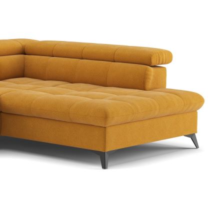 Eck-Schlafsofa MARANO, L-Form, rechts, orange