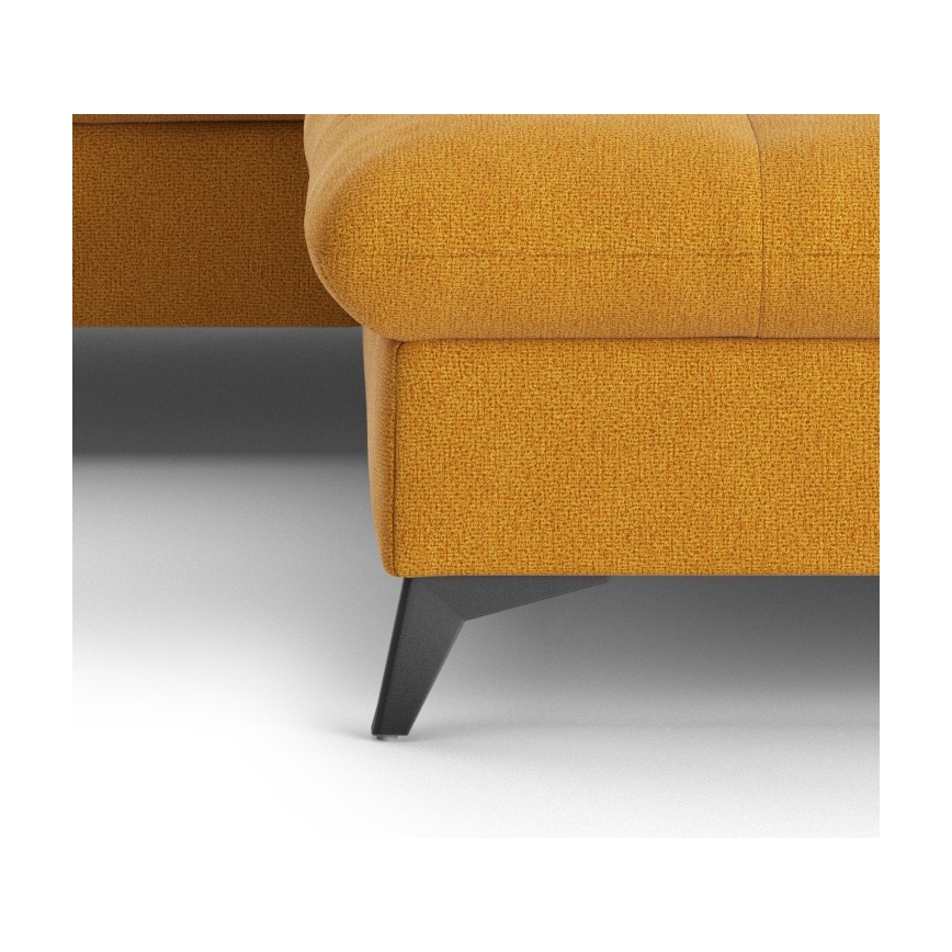 Eck-Schlafsofa MARANO, L-Form, rechts, orange