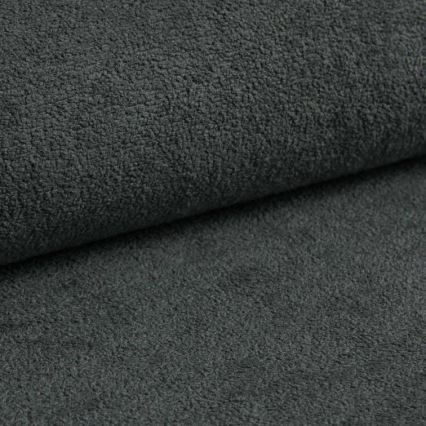 Ausziehbares Ecksofa HORTA mit Stauraum, L‑Form, rechts, dunkelgrau