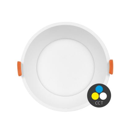LED Einbauleuchte TINA LED/12W/230V 3000/4000/6500K Ø 12 cm Weiß