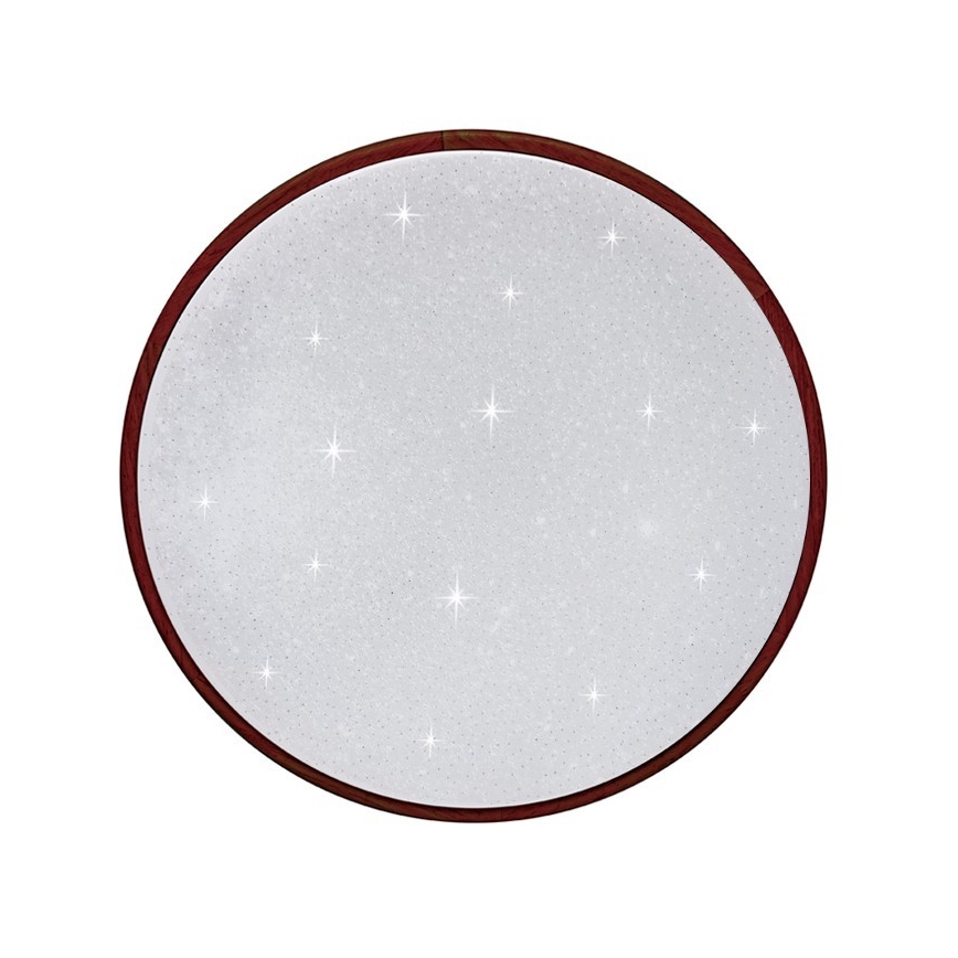 Dimmbare LED-Deckenleuchte LENA LED/24W/230V 3000-6500K Eiche + Fernbedienung