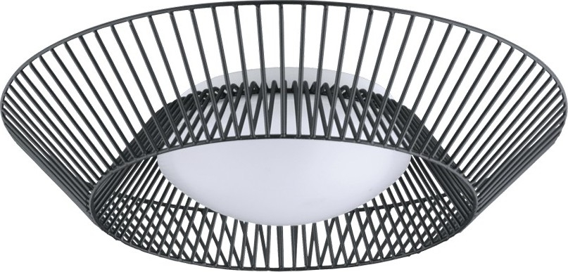 Eglo 200842 - LED-Deckenleuchte PIASTRE LED/8,2W/230V Ø 39 cm schwarz