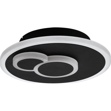 Eglo - LED Deckenleuchte LED/7,8W/230V Ø 20 cm schwarz