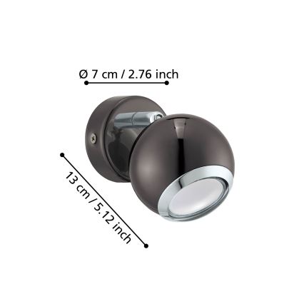 Eglo - LED Einbauleuchte 1xGU10/3W/230V