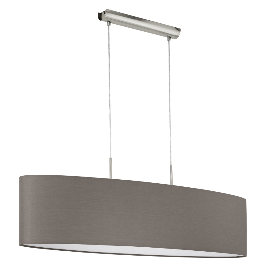 Eglo 31587 - Hängeleuchte PASTERI mit Seil, 2xE27/60W/230V