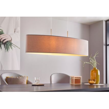Eglo 31587 - Hängeleuchte PASTERI mit Seil, 2xE27/60W/230V