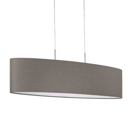 Eglo 31587 - Hängeleuchte PASTERI mit Seil, 2xE27/60W/230V
