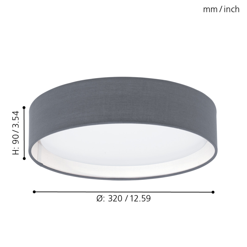 Eglo - LED Deckenleuchte 1xLED/12W/230V