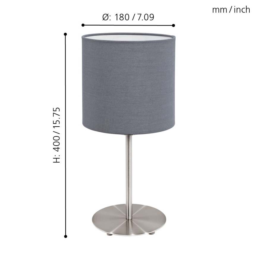 Eglo - Tischlampe 1xE27/60W/230V