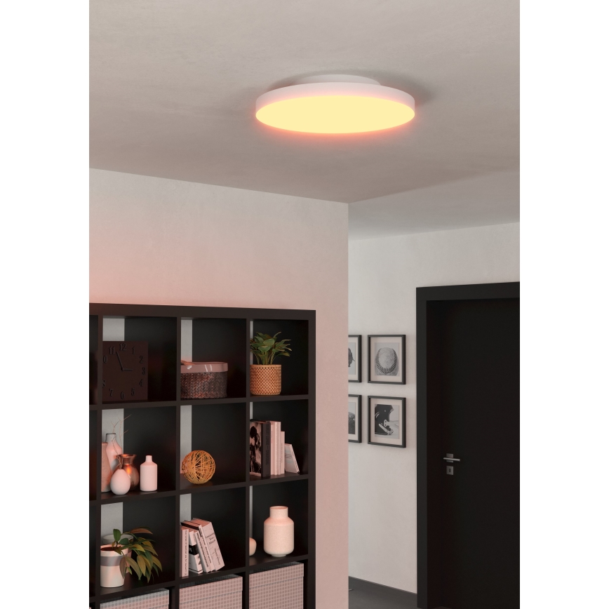 Eglo 31728 - Dimmbare LED-RGBW-Deckenleuchte TURCONA-Z LED/22,4W/230V 2700-6500K weiß