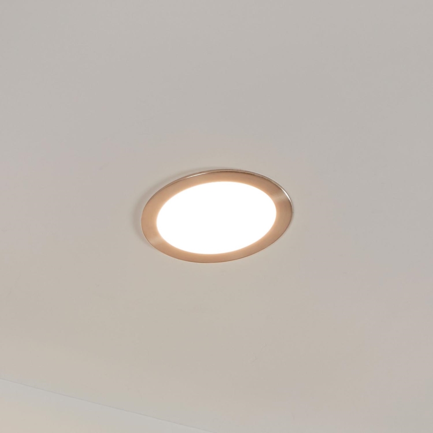 Eglo 31746 - LED dimmbar Badezimmer-Einbauleuchte FUEVA-Z LED/10,5W/230V 2700-6500K IP44 Chrom Ø 16,5 cm