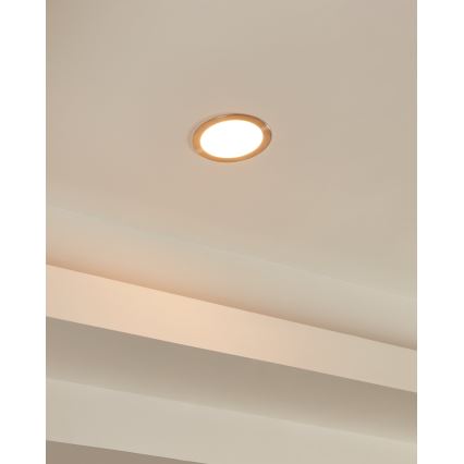 Eglo 31746 - LED dimmbar Badezimmer-Einbauleuchte FUEVA-Z LED/10,5W/230V 2700-6500K IP44 Chrom Ø 16,5 cm