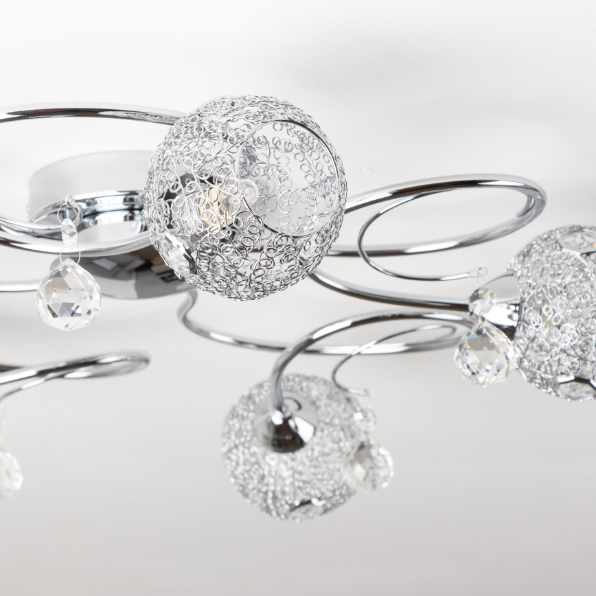 Eglo 32103 - LED-Aufbauleuchte VELAGO 5xG9/33W/230V glänzender Chrom