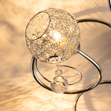 Eglo 32103 - LED-Aufbauleuchte VELAGO 5xG9/33W/230V glänzender Chrom