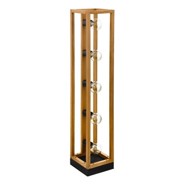 Eglo 32148 - Stehleuchte BLACKCROWN 5xE27/40W/230V braun
