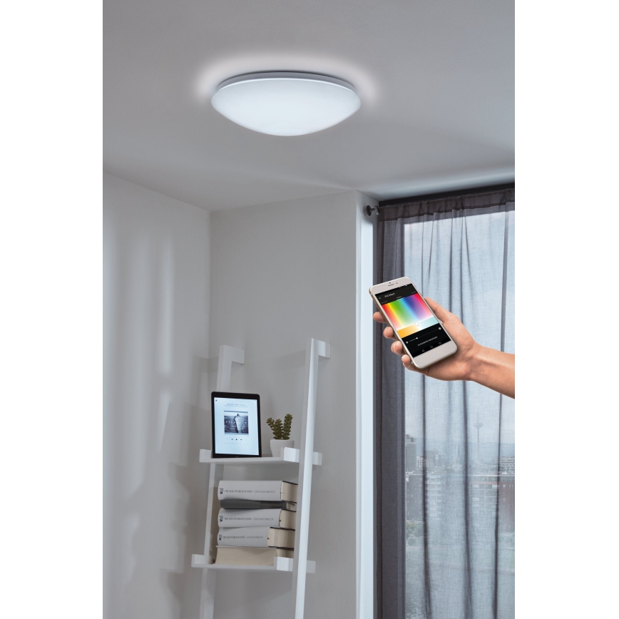 Eglo - LED RGB dimmbare Wand-Deckenleuchte GIRON-C LED/17W/230V