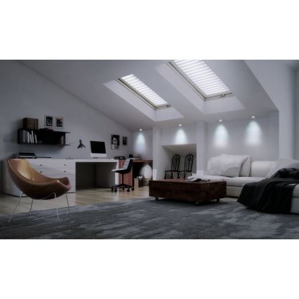 Eglo - RGB-dimmbare LED-Einbauleuchte FUEVA-C LED/10,5W/230V Ø 17 cm