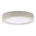 Eglo 32817 - LED-dimmbare Deckenleuchte FUEVA LED/21W/230V 3000-6500K Ø 30 cm mattchrom + Fernbedienung