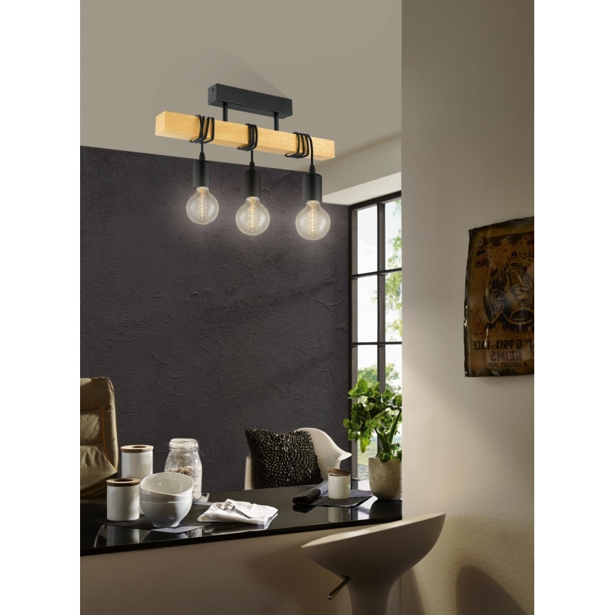 Eglo - Anbauleuchte TOWNSHEND 3xE27/60W/230V