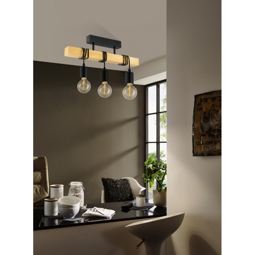 Eglo - Anbauleuchte TOWNSHEND 3xE27/60W/230V