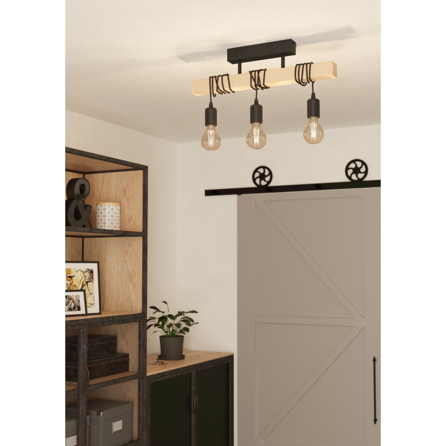Eglo - Anbauleuchte TOWNSHEND 3xE27/60W/230V