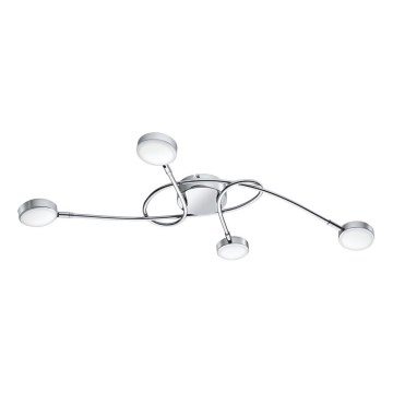Eglo 32996 - LED-Aufbau-Deckenleuchte SALTO 4xLED/5,4W/230V glänzender Chrom