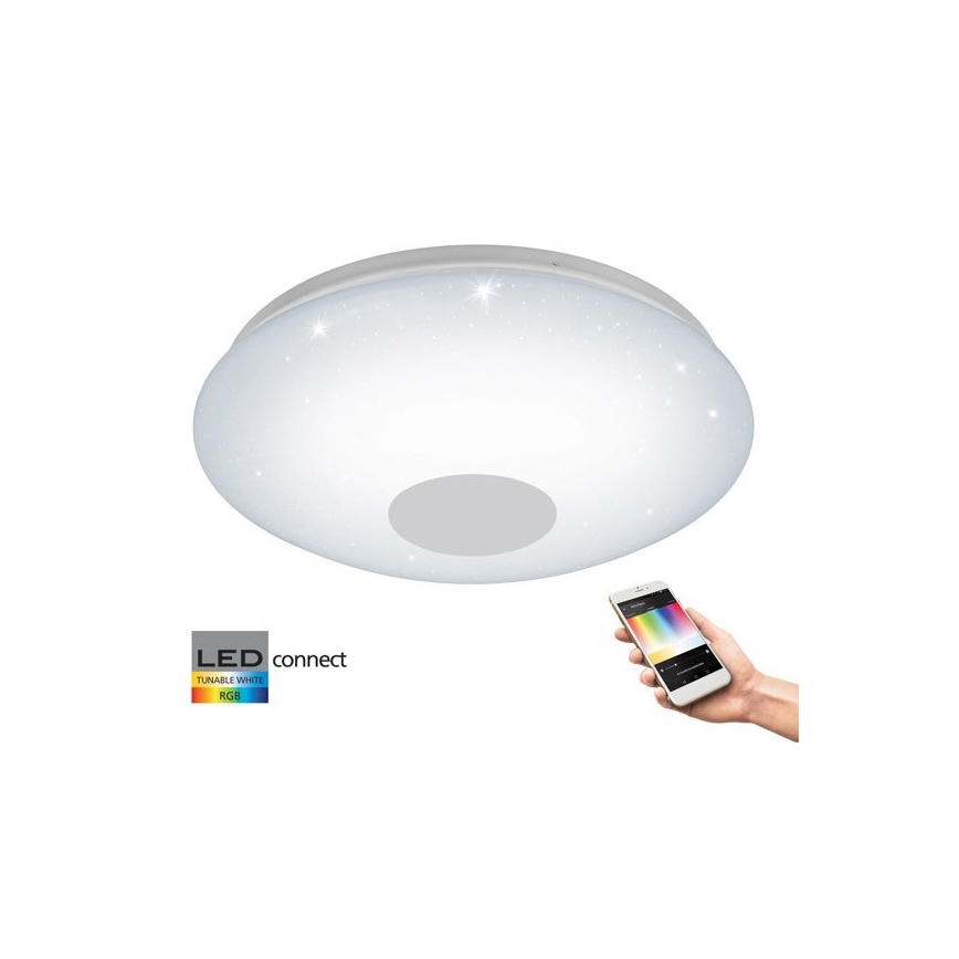 Eglo 33218 - Dimmbare LED-RGBW-Deckenleuchte VOLTAGO-C LED/17W/230V 2700-6500K d 38 cm