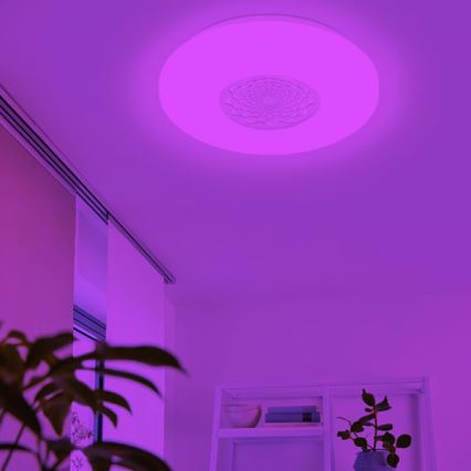 Eglo 33248 - LED RGBW dimmbare Deckenleuchte CAPASSO-C LED/17W/230V 2700-6500K Ø 34 cm