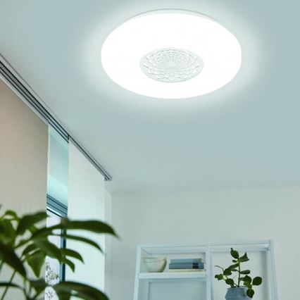 Eglo 33248 - LED RGBW dimmbare Deckenleuchte CAPASSO-C LED/17W/230V 2700-6500K Ø 34 cm