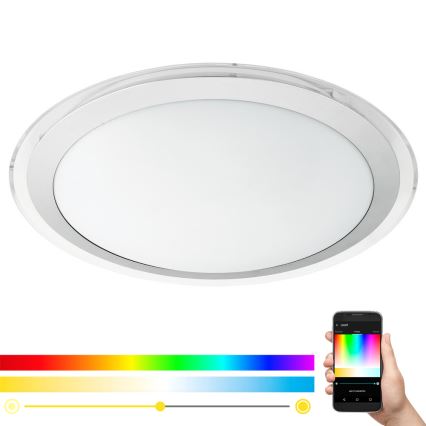 Eglo 33255 - dimmbare LED-RGBW-Deckenleuchte COMPETA-C LED/17W/230V 2700-6500K Ø 43 cm
