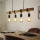 Eglo 33378 - LED-Hängeleuchte TOWNSHEND 4xE27/4W/230V 2200K beige/schwarz