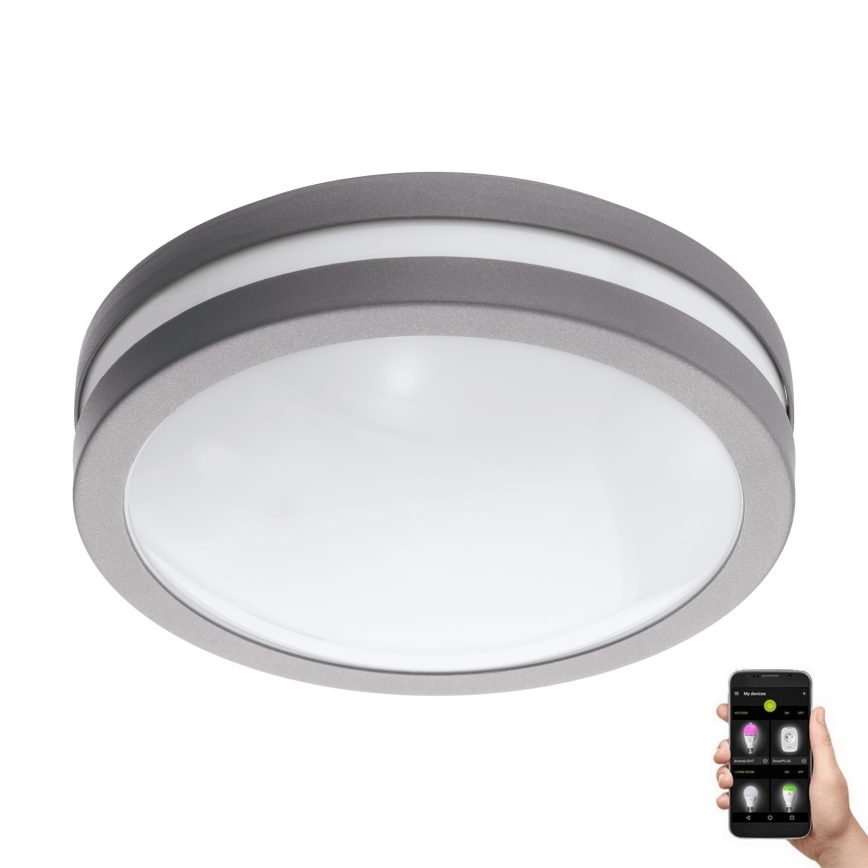 Eglo 33572 - LED dimmbares Badezimmerleuchte LOCANA-C LED/14W/230V IP44 Silber