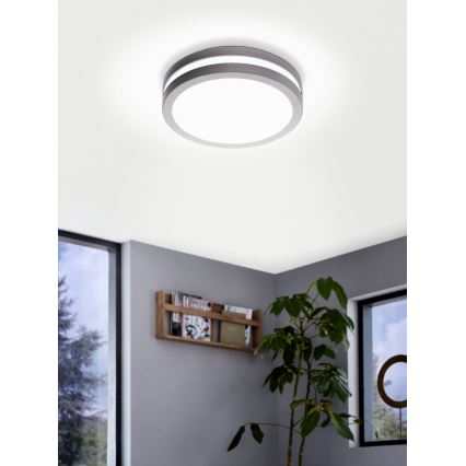 Eglo 33572 - LED dimmbares Badezimmerleuchte LOCANA-C LED/14W/230V IP44 Silber