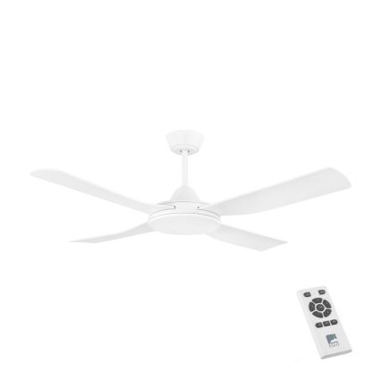 Eglo - Deckenventilator 52W/230V mit Fernbedienung, weiß
