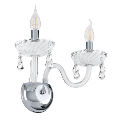 Eglo 39116 - Wandleuchte CARPENTO 2xE14/40W/230V