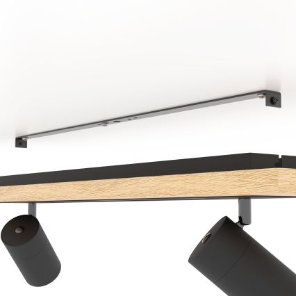 Eglo - LED-Spotleuchte LED/12W/230V + 2xGU10/4,5W