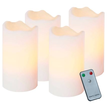 Eglo - 4er-Set LED-Weihnachtsdekorationen, 1x LED / 0,18 W / 2x CR2032 + Fernbedienung