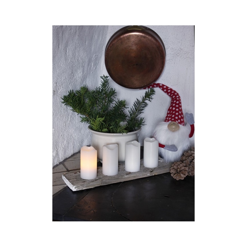 Eglo - 4er-Set LED-Weihnachtsdekorationen, 1x LED / 0,18 W / 2x CR2032 + Fernbedienung