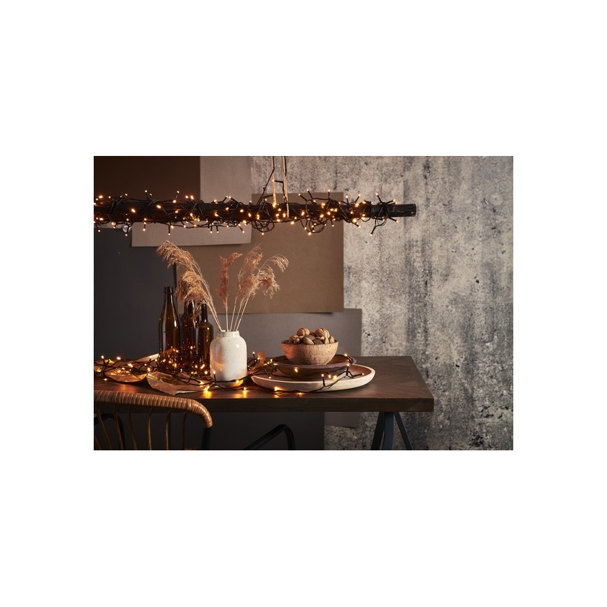 Eglo - LED-Außen-Weihnachtslichterkette 80xLED 10,5m IP44 warmweiß