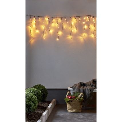 Eglo - LED-Außen-Weihnachtslichterkette 240xLED 6,4 m warmweiß IP44