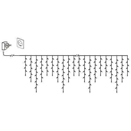 Eglo 410825 - LED Außen-Weihnachtskette 960xLED/29x0,55m IP44 warmweiß